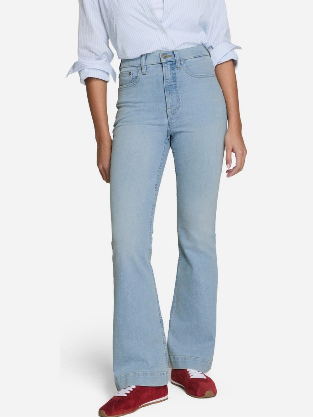 SPANX Size 18 Sculpt ReDefine Tidal Blue Flare Jeans Msrp $168